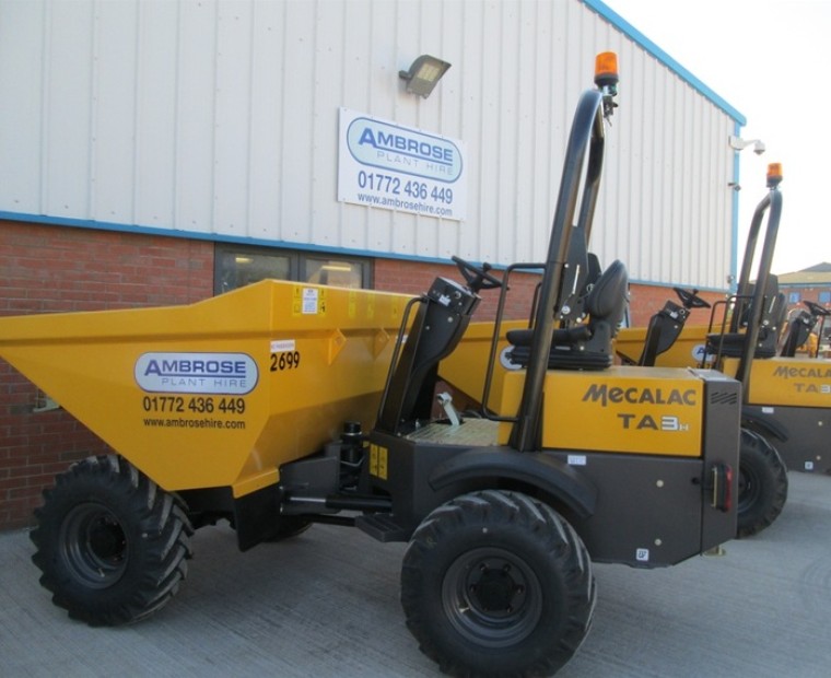 3 ton Mecalac dumper